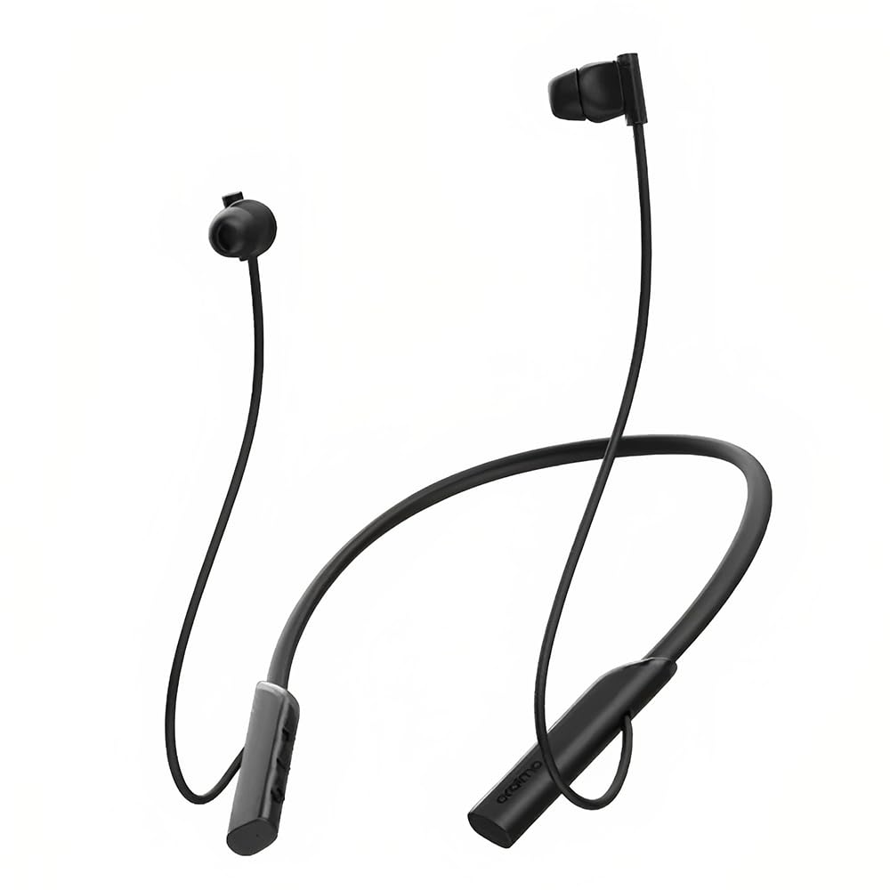 Oraimo Necklace Lite OEB-311 Neckband Wireless in Ear Earphones Deep Bass,30Hrs Playtime,ASAP Charge,ENC Tech,Low-Latency Ergonomic Neckband, Sweat-Resistant Magnetic Earbuds, Dual Pairing