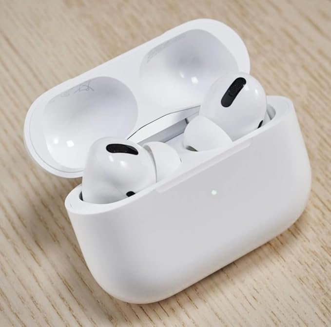 Wireless Earbuds Bluetooth Earbuds with Wireless Charging Case Noise Cancelling Compatible with All Devices, in-Ear Design, Pro, Touch Control and Stereo Sound with In-Ear Mic (White)