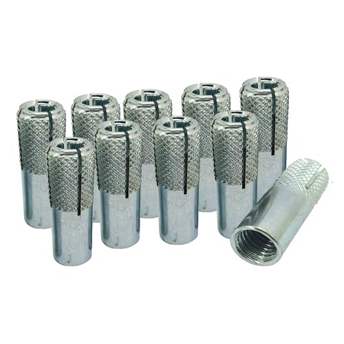 Fisher Akmon D Galvanized Stainless Steel Rivet Clips - 8mm - 10 Pieces - by Rana Store