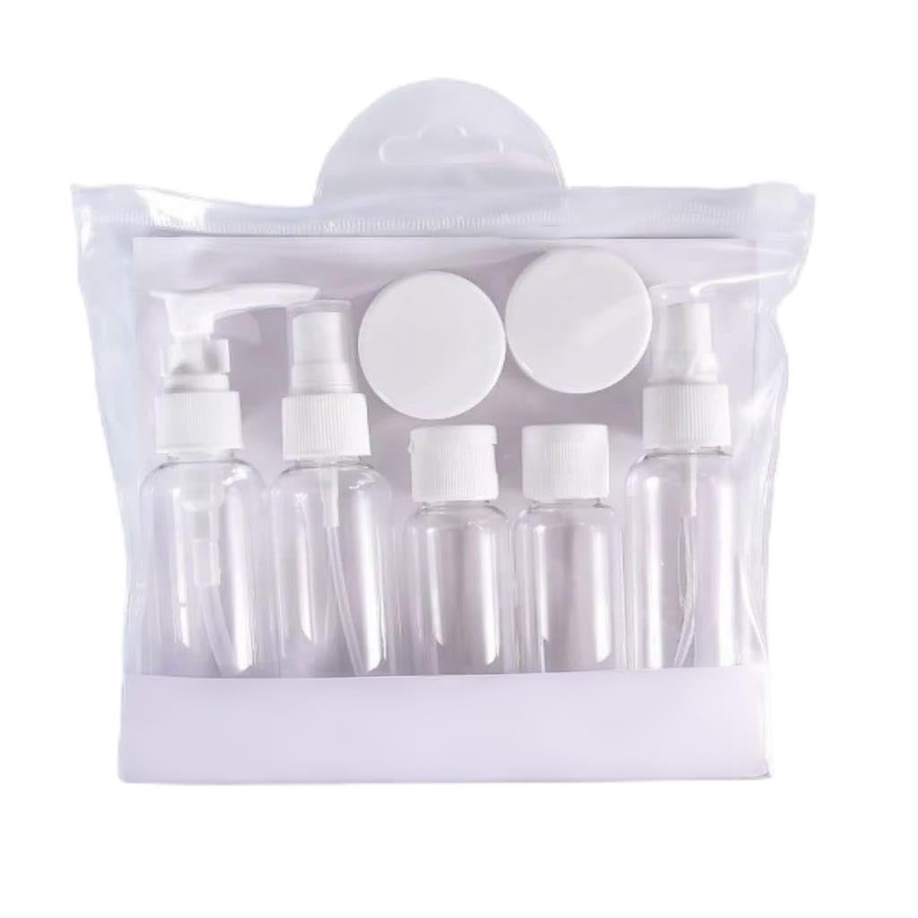 Empty Travel Containers Set, Clear Leak Proof Travel Containers for Shampoo, Lotion, Perfume, Toiletries, Toiletries, Lightweight, Reusable