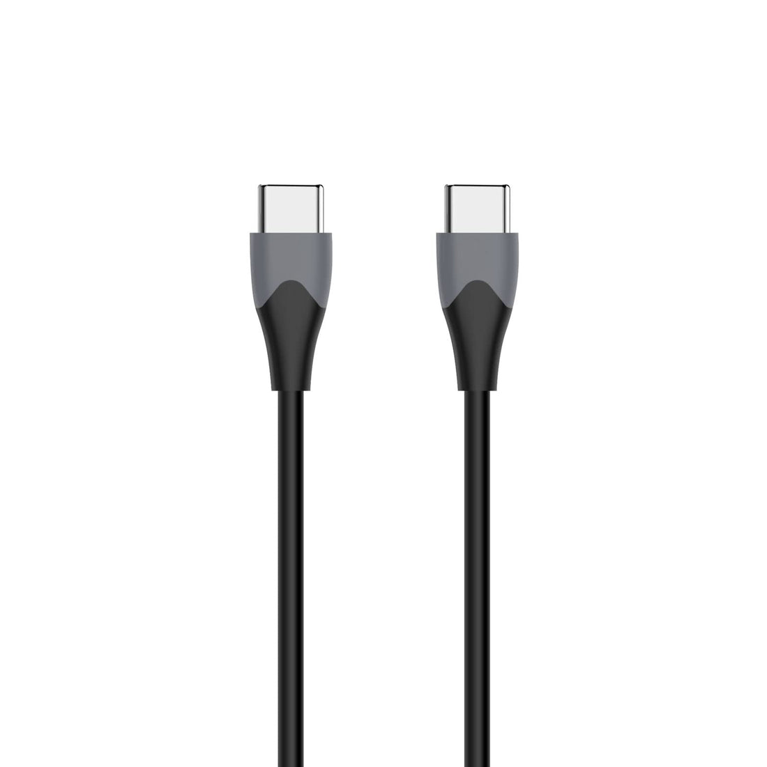 Energizer usb-c/usb-c 2.0 two-tone cable, 1.2 metre length, black