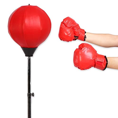 Unisex Adult Boxing Punch Exercise Bag Ball With Gloves Training Equipmentyuturoaa59685