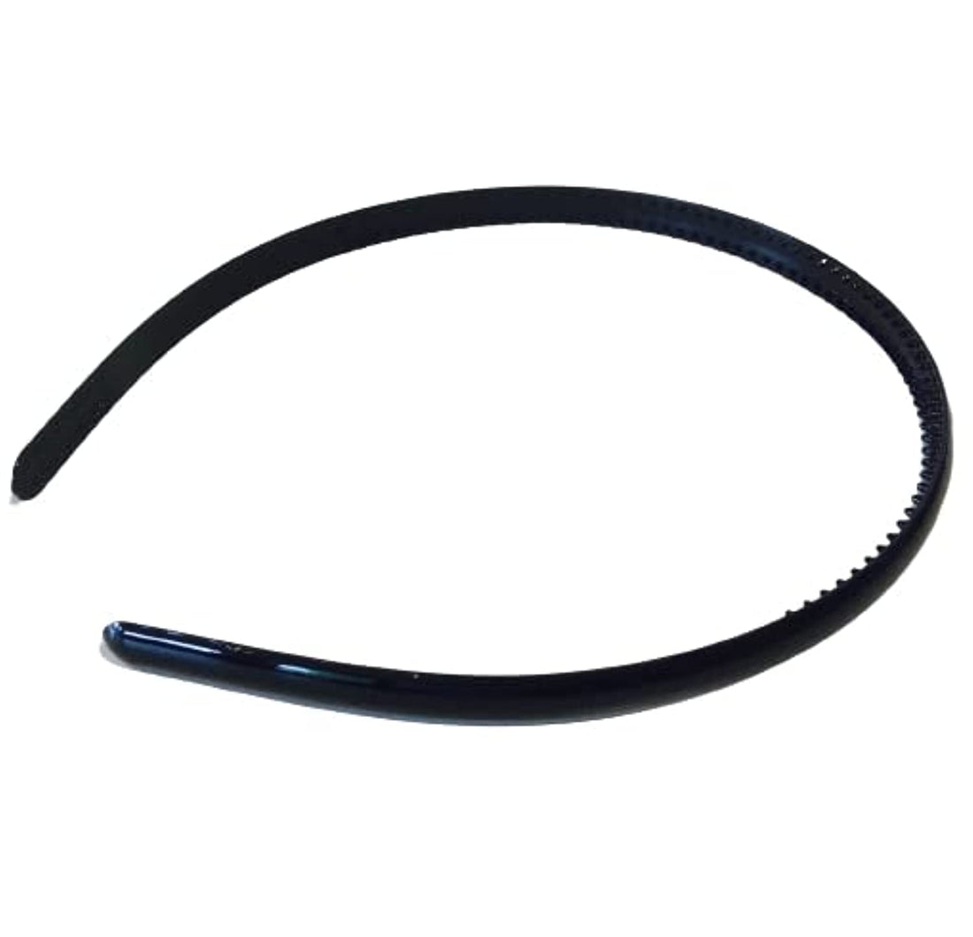 Plain with Teeth Plastic DIY Hair Accessories Headbands Headwears (Black)