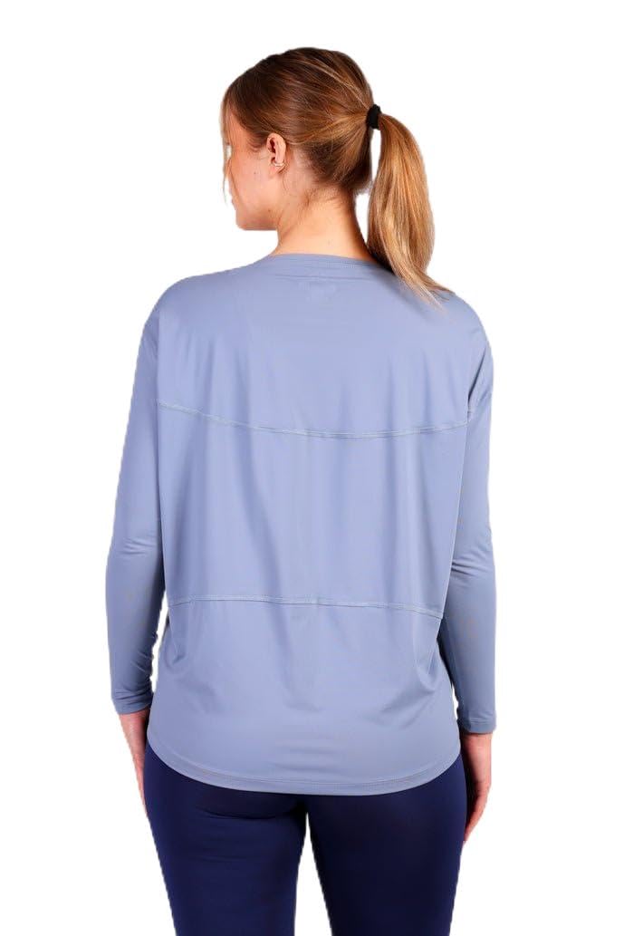 Sigma Fit motion guard long sleeve sweatshirt blue WLS-W25-16