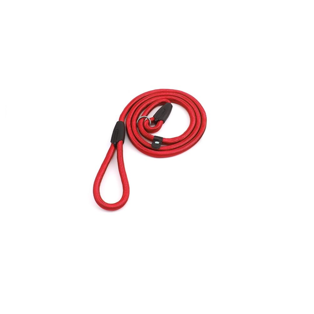 fashion mania Dog Rope Leash, 130 Cm Nylon Braided Retriever Lead, Soft Strong Rope Anti Pull Lead, Adjustable Nylon Retriever Leash for Small Medium Large Dogs Walking, Hiking, Camping