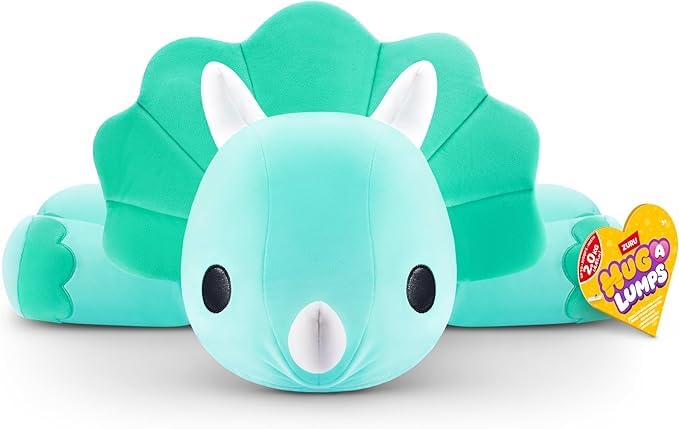 ZURU Hug A Lumps Delilah the Dragon, Weighted Plush Toy, Super Soft and Squishy, 80 Centimetres, Multi-colored