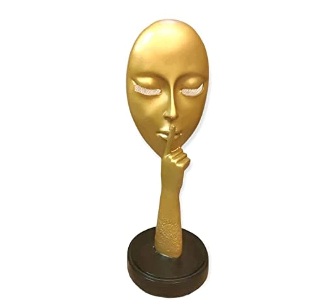 Healifty European Modern Art Creative Abstract Shape Women's Face Hand Figures Sculptures