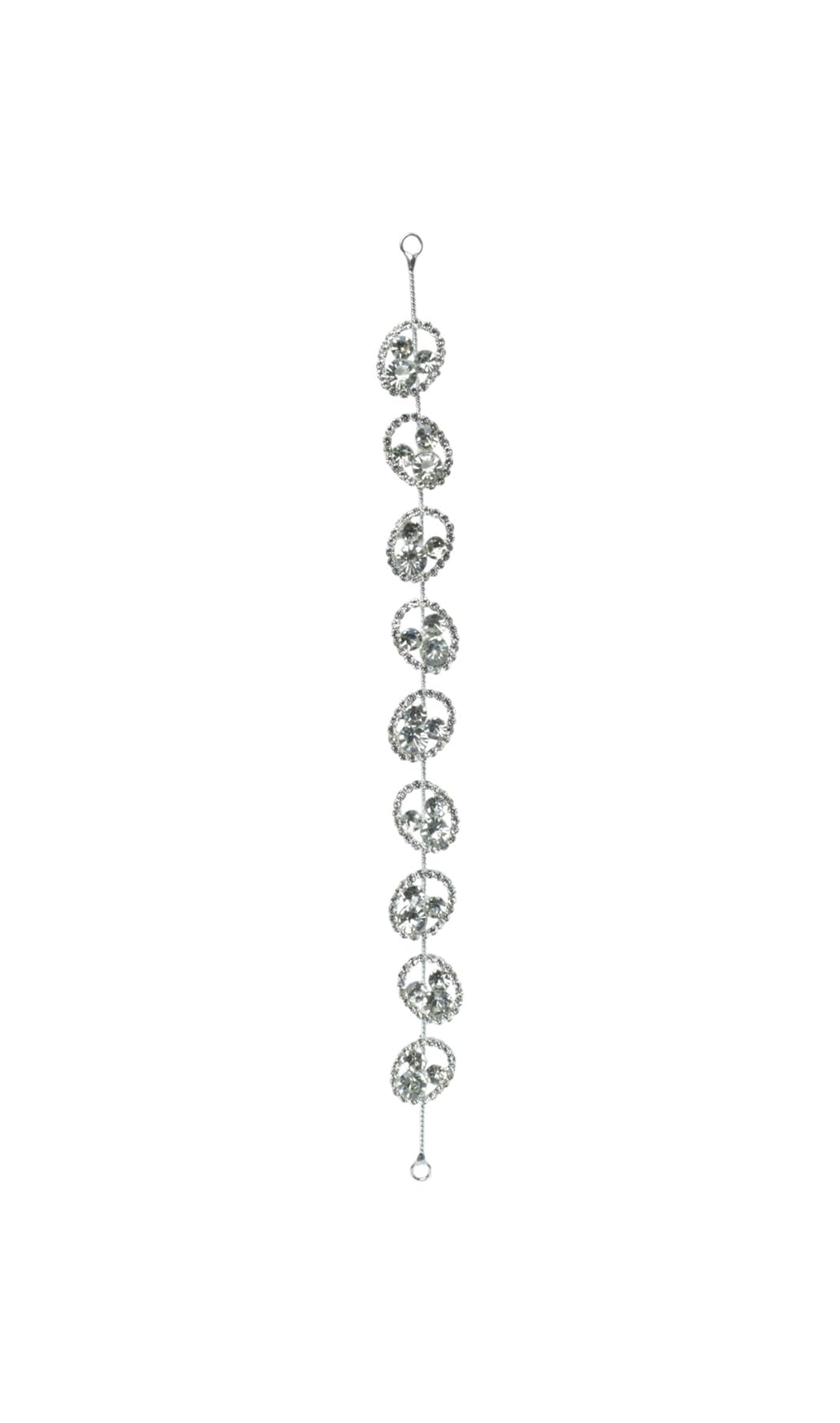 Stainless Steel Teedy Pear Wedding Headpiece For Girl - Silver