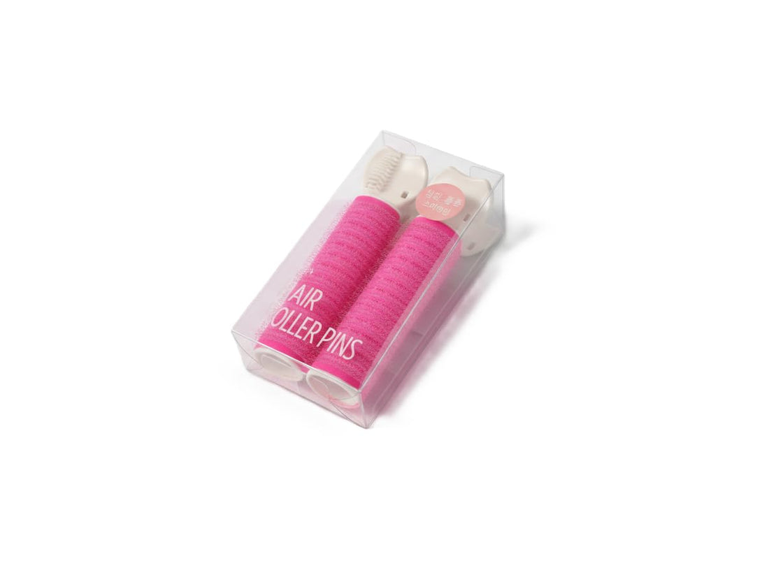 Hair Rollers Volumizing Curlers, Heatless Spiral Styling Root Clip, Fluffy Lazy Instant Bang, Hair Care Accessories for Women 2 Pieces (Fuchsia)