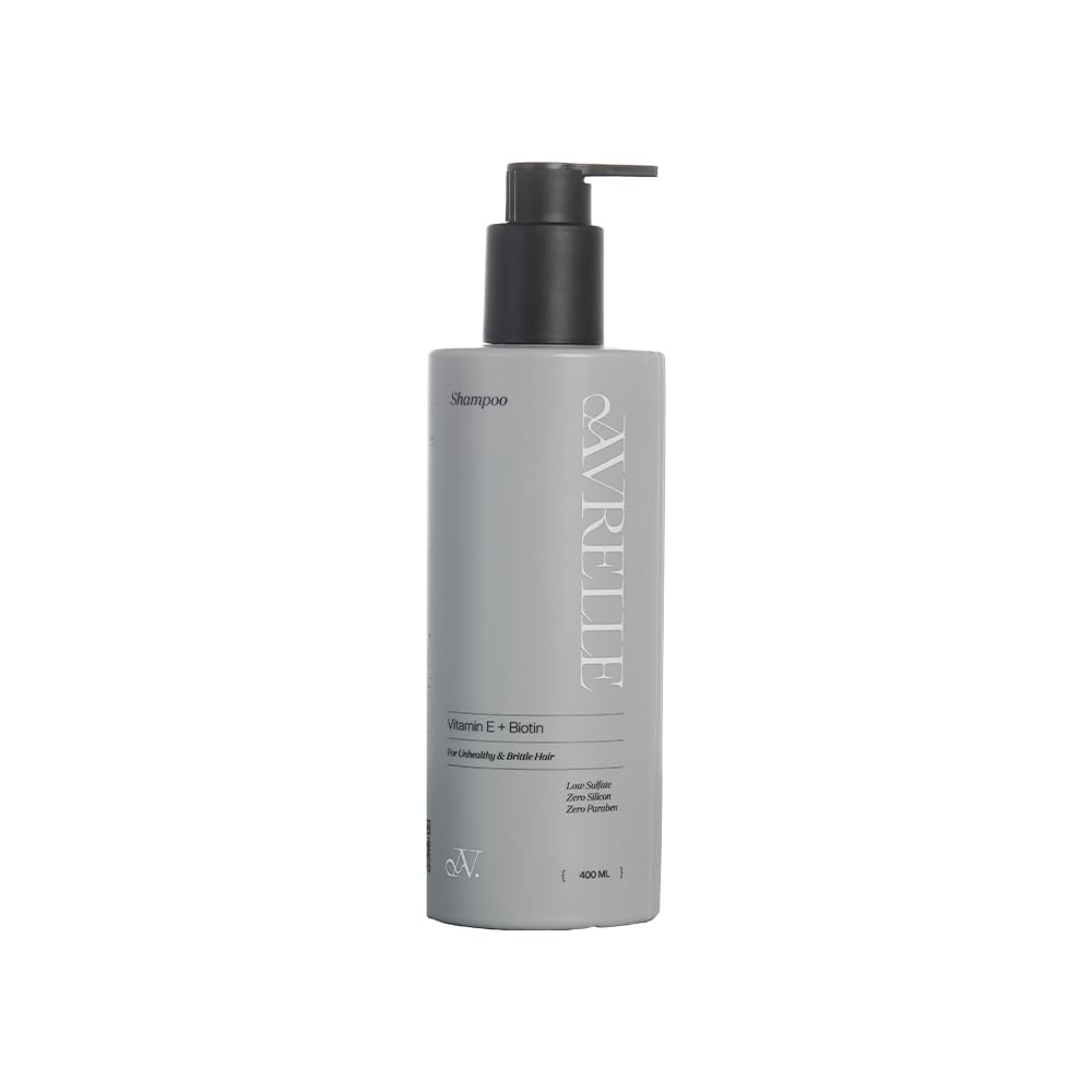 Vitamin E Oil + Biotin Low Sulfate Shampoo For Unhealthy And Brittle Hair