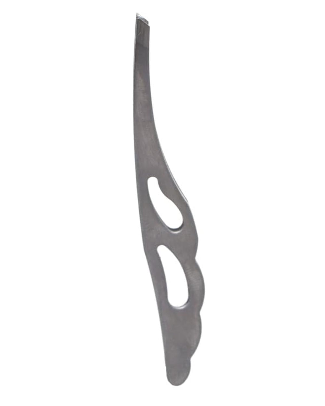 Elreda Stainless Steel Facial Hair Remover Tweezer for Facial Hair and Eyebrow - Silver