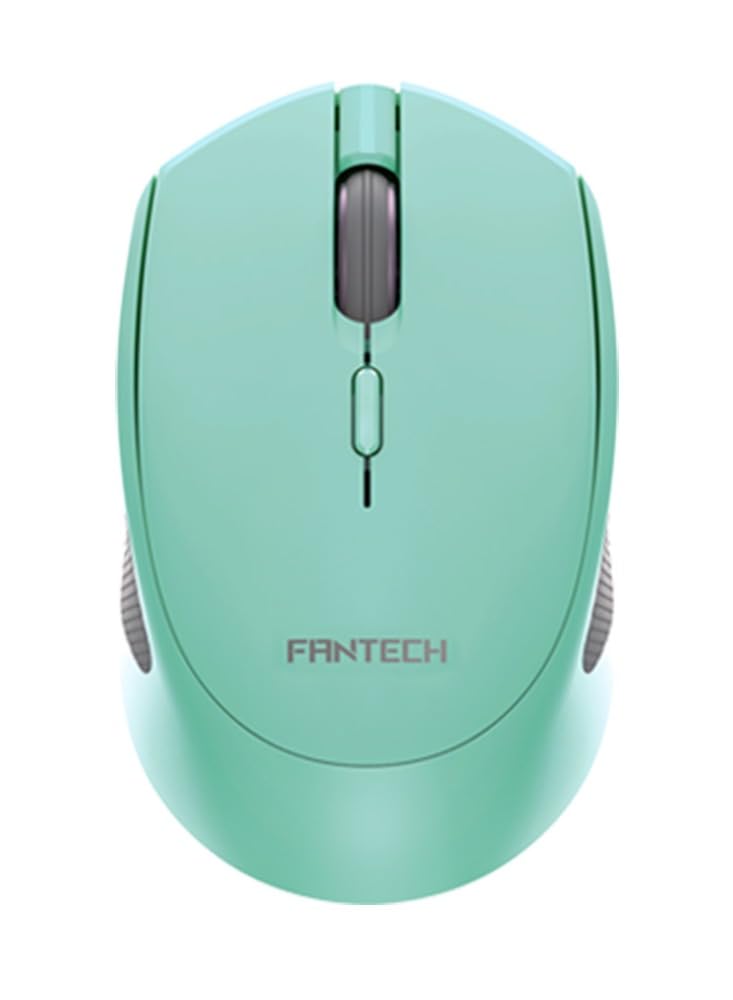 Fantech W190 Silent Switch Ambidextrous Office Mint Mouse, Supports both Bluetooth & 2.4GHz wireless