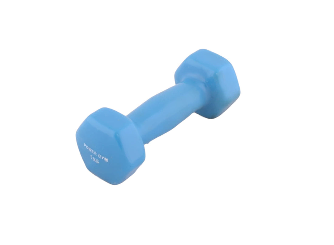 Vinyl Dumbbell 1 Piece 1 Kg - Blue - Rock-rh-24
