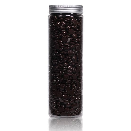 Hard Wax Beans with 10 Applicators, Professional Wax Beads for Full body Painless Hair Removal (Black)