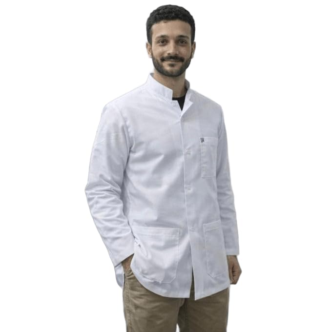 Dr Uniform Classic Dentist Lab Coat, Professional, All-Day Comfort