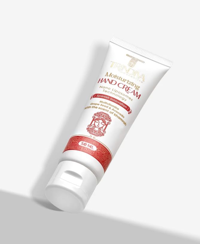 Trindiva Moisturizing Hand Cream with Nano-Liposome Technology, Fast Absorbing, Non-Greasy, 50ml