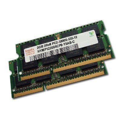 Hynix Original 4GB Dual Channel Kit 2 x 2048MB 200-Pin DDR2-667 (PC2-5300) SO-DIMM Double Side for DDR2 Notebooks