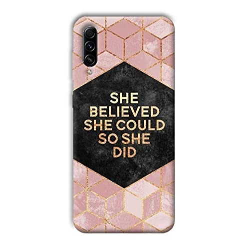 She Did back cover for Samsung Galaxy A70s
