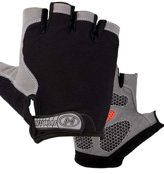 Cycling Gel Gloves Men Women Fingerless Gloves Non-Slip Shock Absorption Breathable Training Gloves Mountain Cycling Gloves