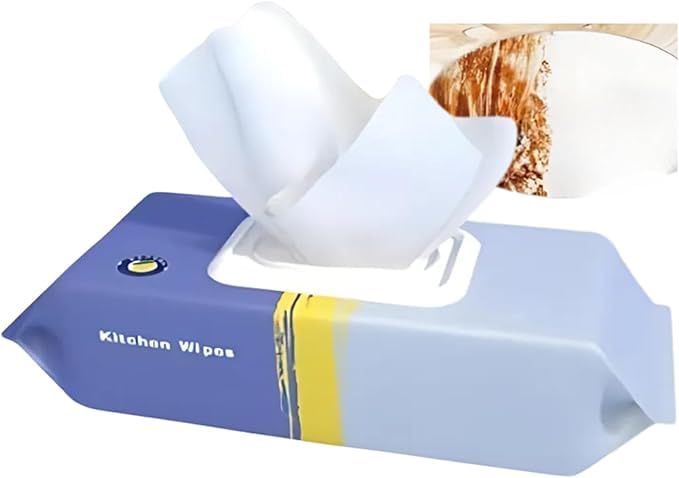 Cleaning Wipes & Grease Remover – Powerful & Effective Surface Cleaning Wipes with Lockable Lid (2 Pack) Small