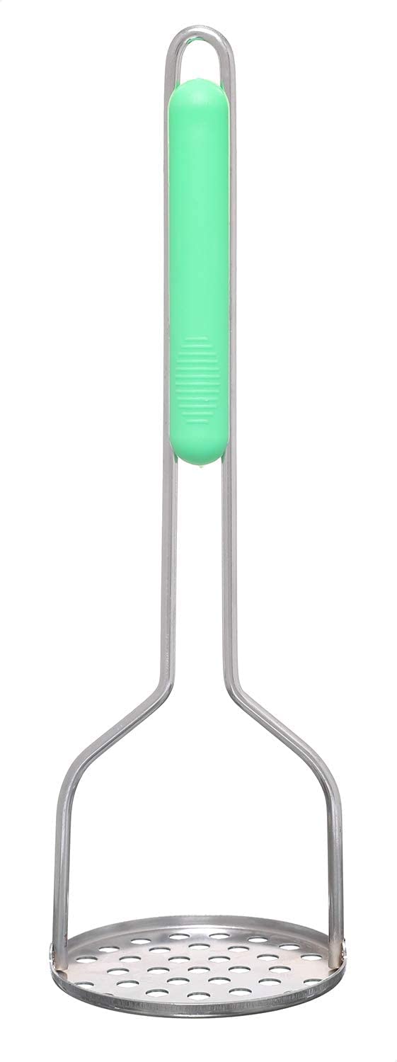 elyassin Jasmine stainless steel potato vegetable masher, multicolor