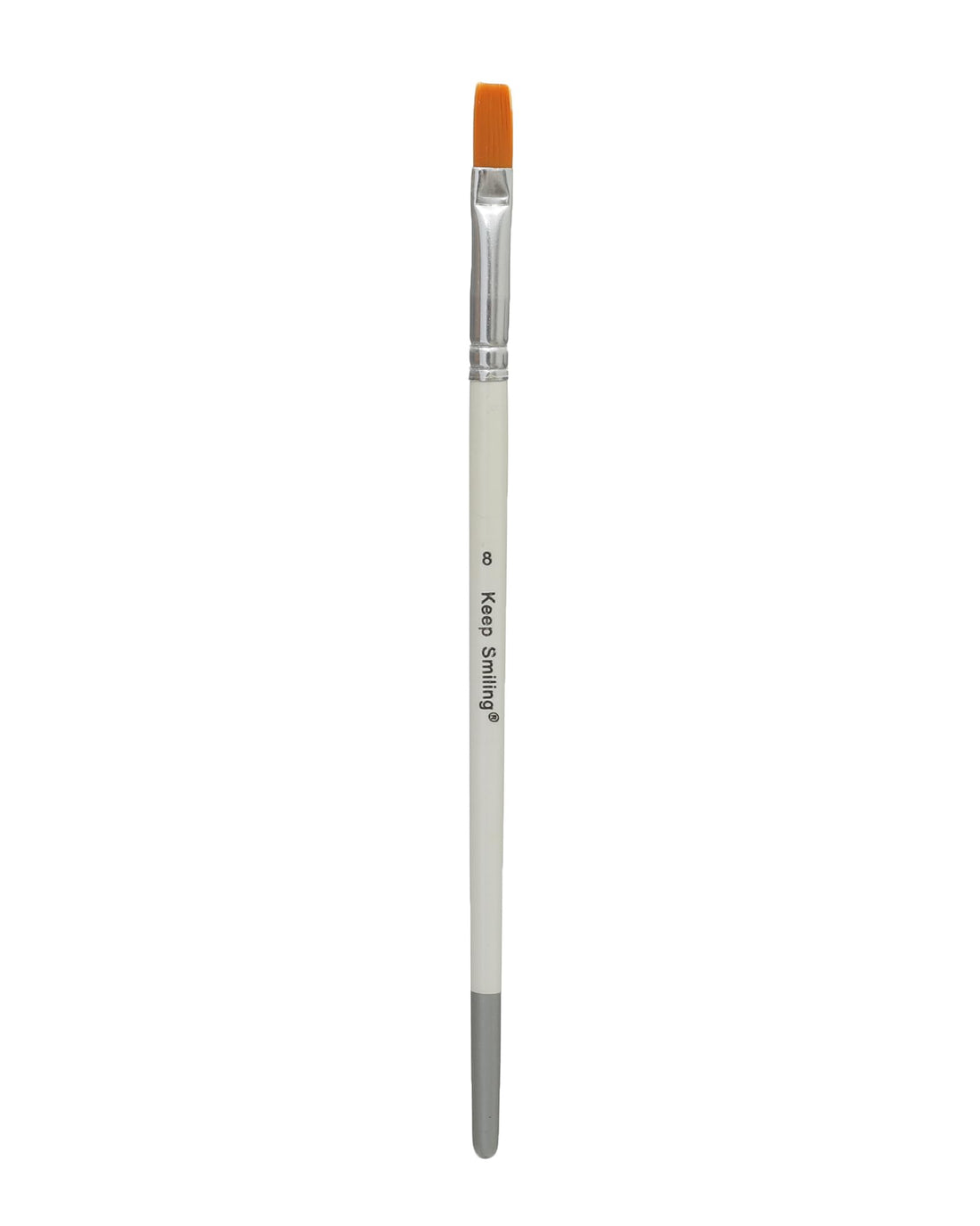 Keep Smiling A6158-8F KS-27 Paint Brush, Size 8, Made With Premium Material For Durability And Long-Lasting Use - Multi Colour