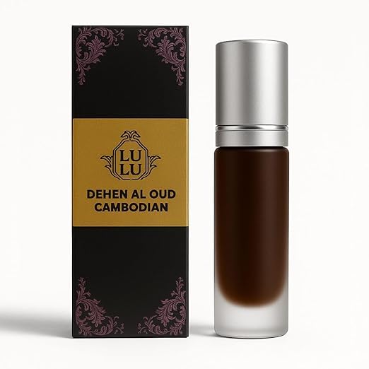 LULU PERFUMES BRAND Dehen Al Oud Cambodian, Luxurious Woody Fragrance, 12 ml, No Alcohol, Concentrated Oriental Fragrance