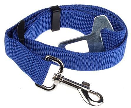 Car Seat Dog Belt Vehicle Car Seat Belt Seatbelt Harness Lead Clip Pet Cat Dog Safety - Blue