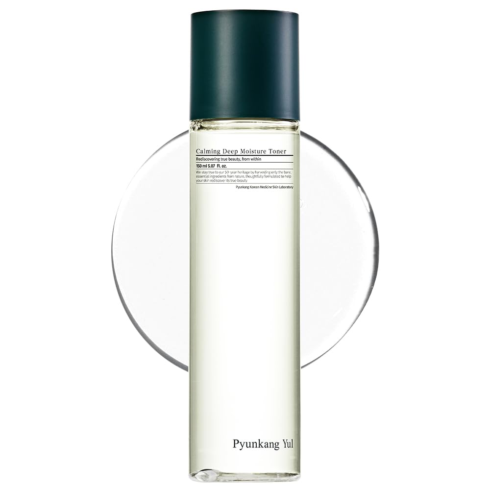 Pyunkang Yul Calming Deep Moisture Toner 150 ml, Cystic Acne Treatment toner with AHA & PHA for acne prone skin Low pH toner Perfect for irritated and sensitive skin