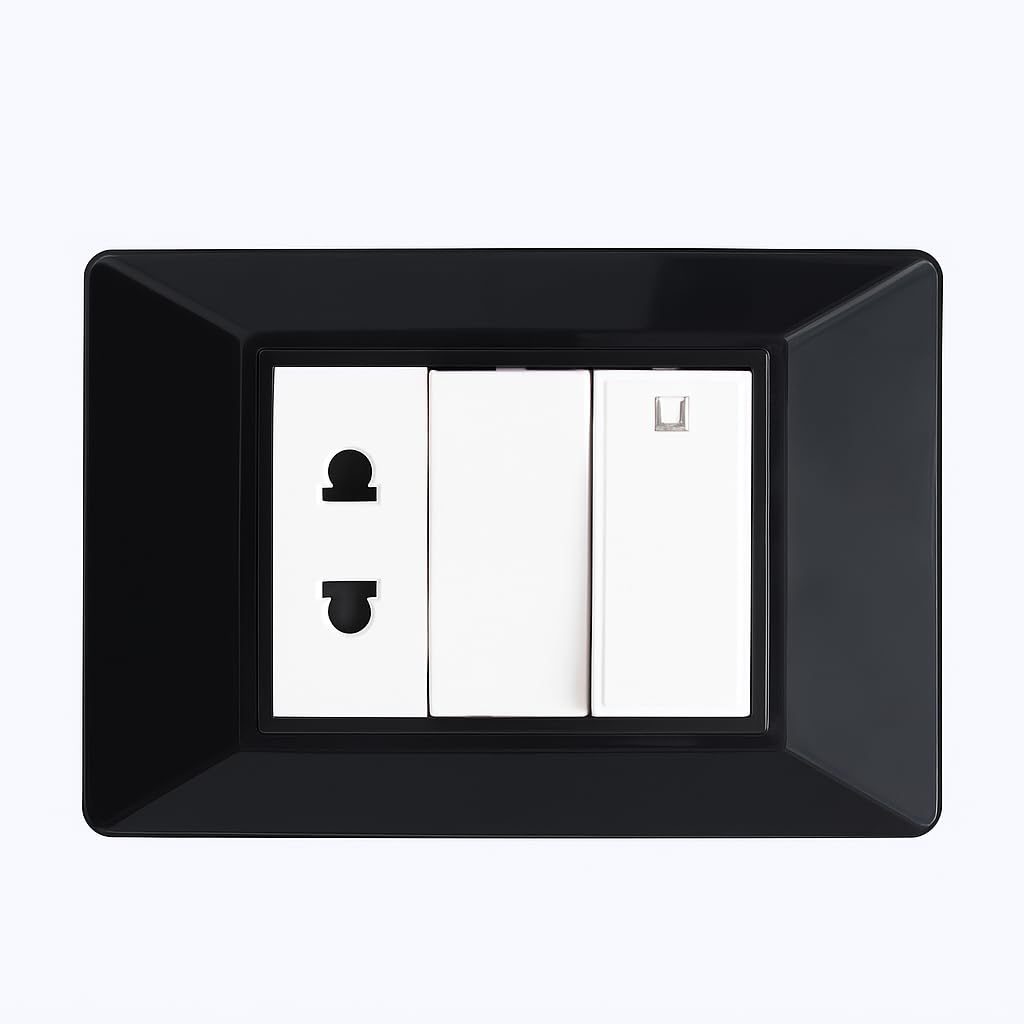 25 Black Bright VIP Home Decor Refresh Your Home Decor Elegant and Modern Design High Quality Brand Sanshi Suitable for Renew Keys and Prize Whole House Easy to Install