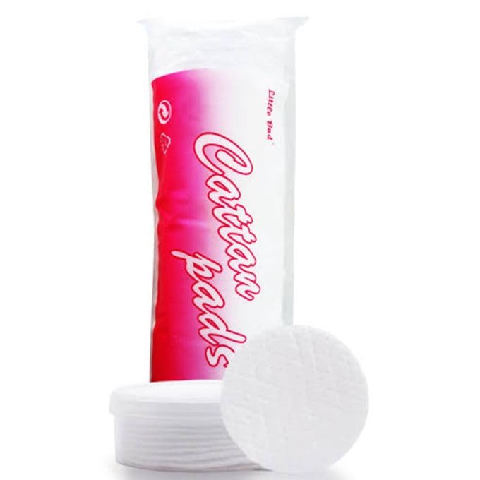 80 Count Cotton Round Pads for Cosmetics - Makeup Remover