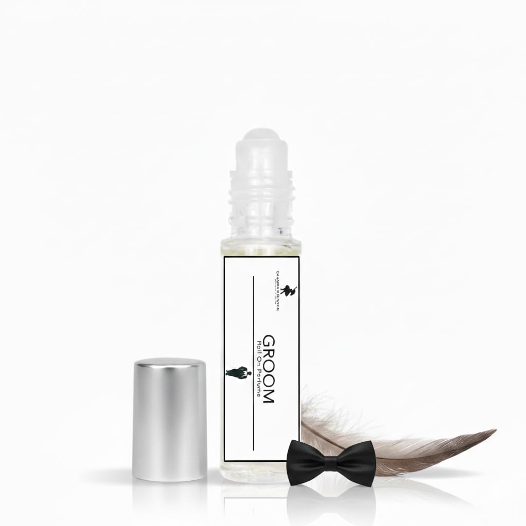 Glamour D Nour Groom Roll on Perfume 8 ml, Transparent