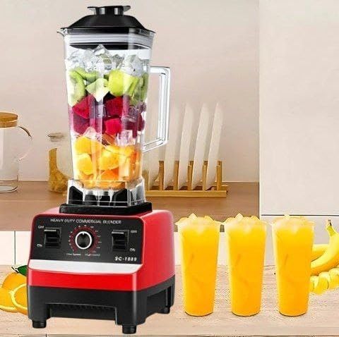 Super Powerful Blender for Tough Tasks Big Discount For Juices, Smoothies & Kitchen Preparations With Brilliance & Quality From Silver Crest 4500W & 15 - Generic