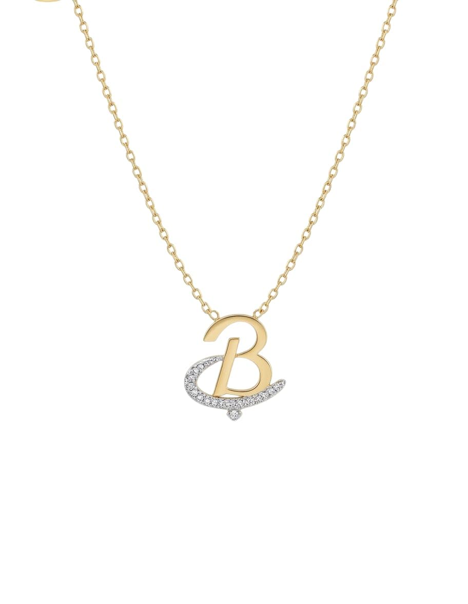 Women's Fashion Necklace - Double Design (Gold and Silver Inlaid) - Stainless Steel Smooth Chain