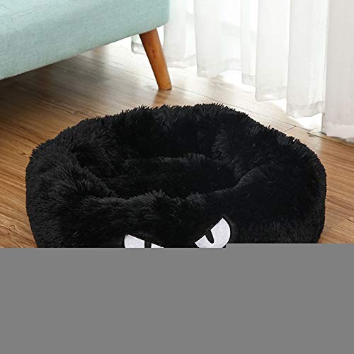 Cat Beds Sofa for Small Dogs for Sleeping (Black, 60cm)