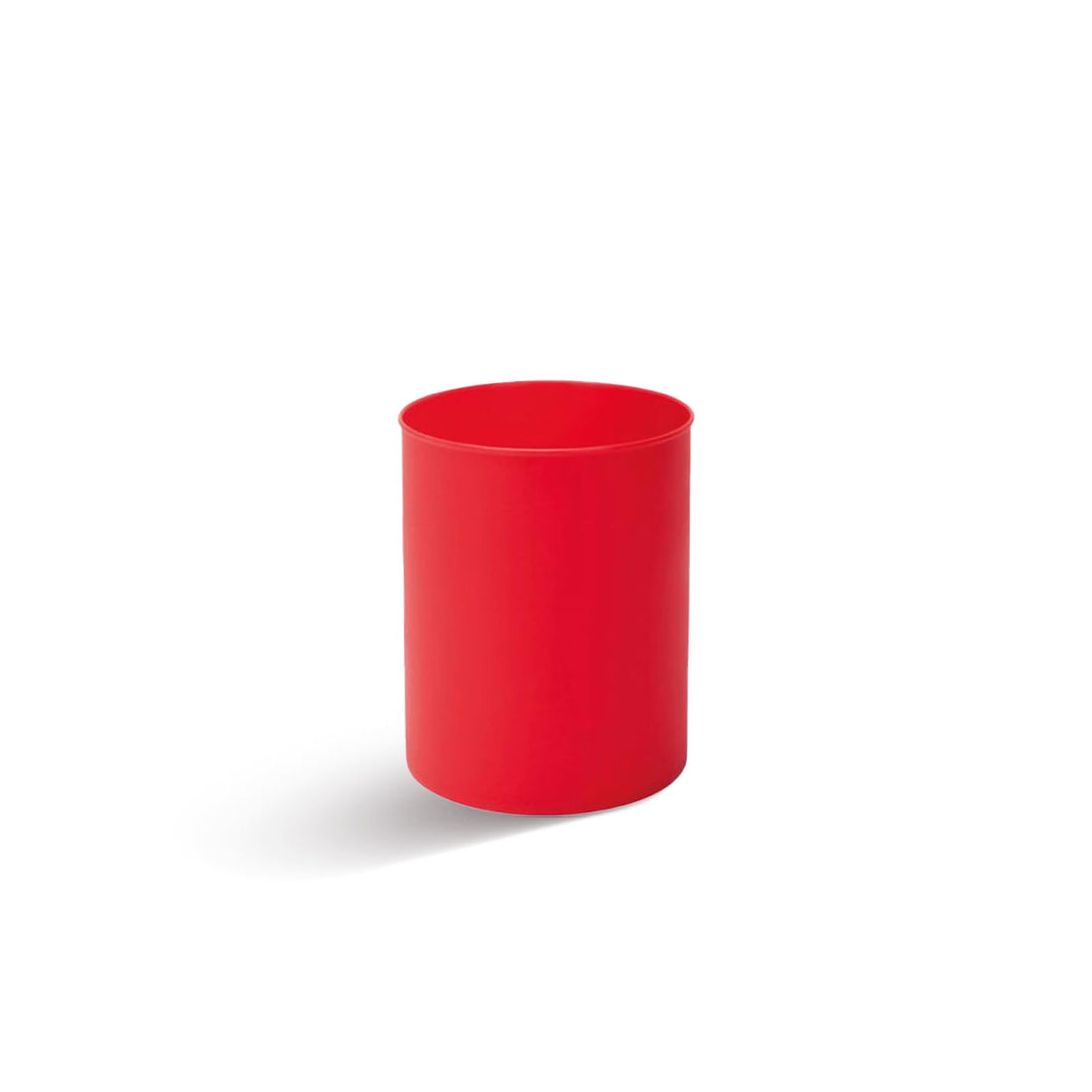 Spanish 7.5L Waste Bin – Multi-Purpose Trash Can with BPA-Free Plastic – Lightweight & Durable – Made in Spain 15.5x9.2 cm - Red