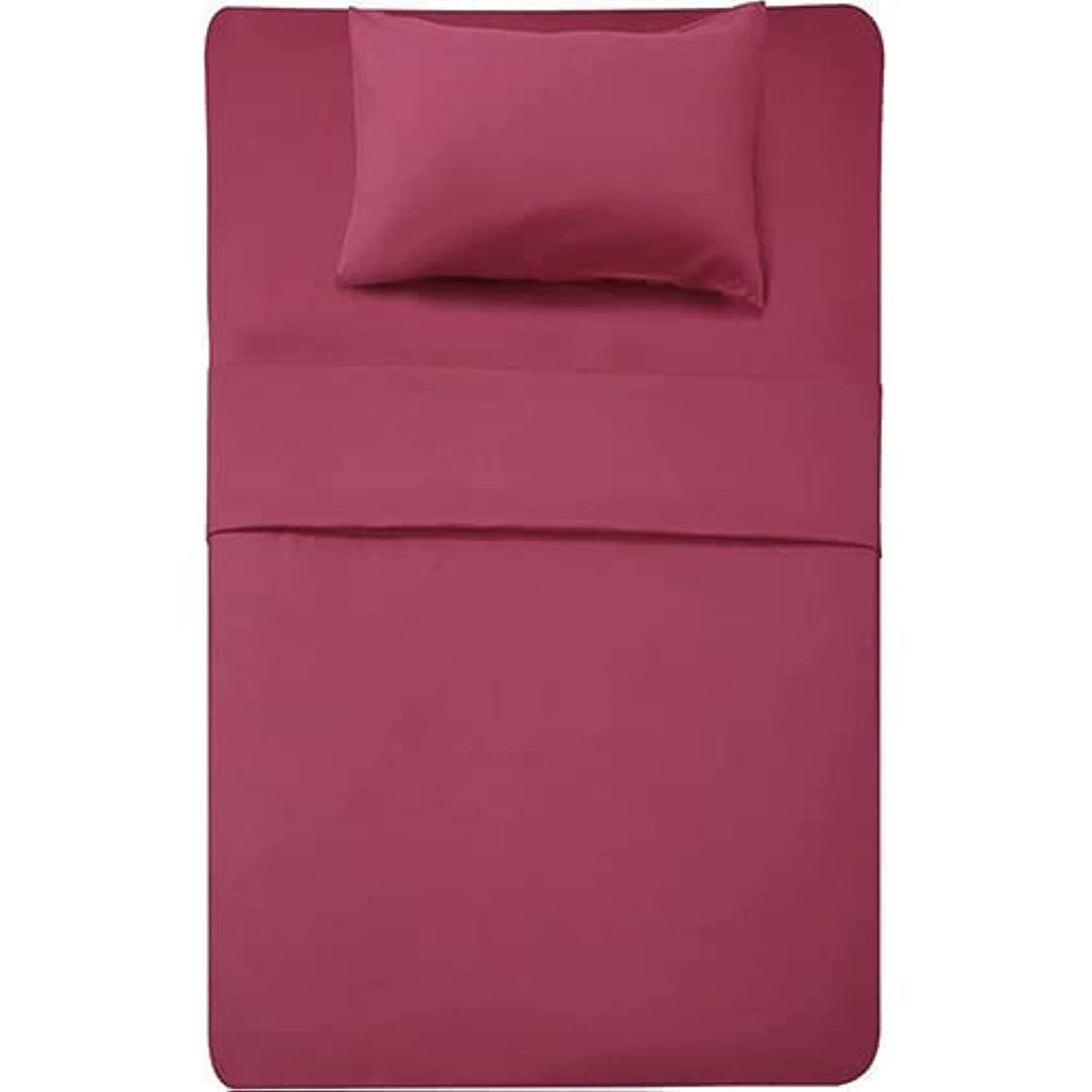 Snooze, Fitted bed sheet set 2Pcs, 120*200 cm, Mexican pink