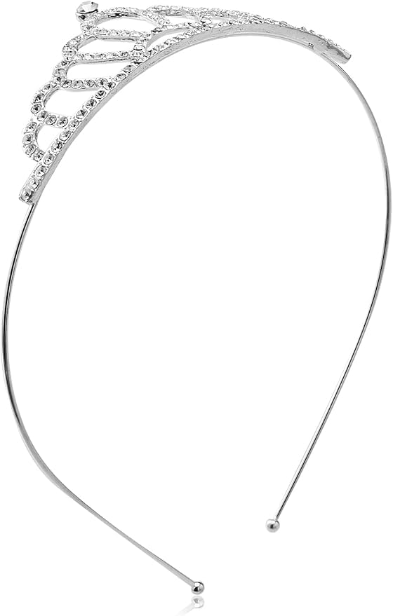Silver Tiaras Princess Tiaras Crystal Tiaras for Women Girls Wedding Graduation Birthday Party