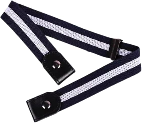2-Pack No Buckle Invisible Stretch Belts – Comfortable Unisex Waist Belt for Jeans & Pants