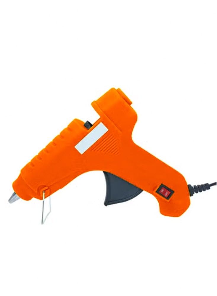 Melt Glue Gun with 60W Triple Power, Fast and Practical for Arts and Crafts, Home Stamping, Toys, Repairs and Craft Projects - Orange