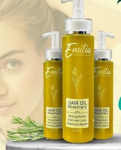 Emailia hair oil with essence of rosemary