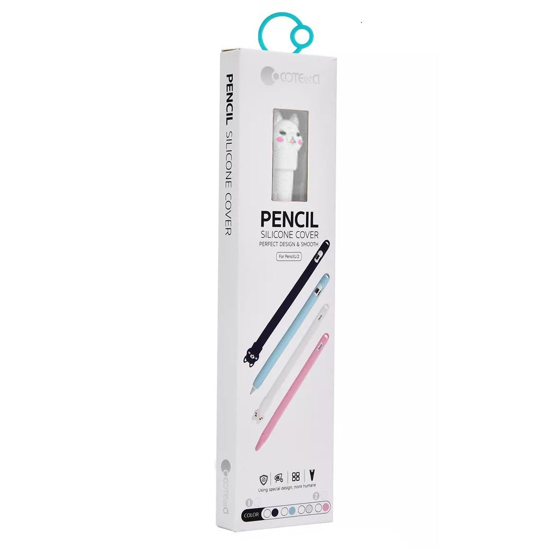 Stylus Pen for Tablet, Silicone Case Sleeve for Apple Pencil 1 - White