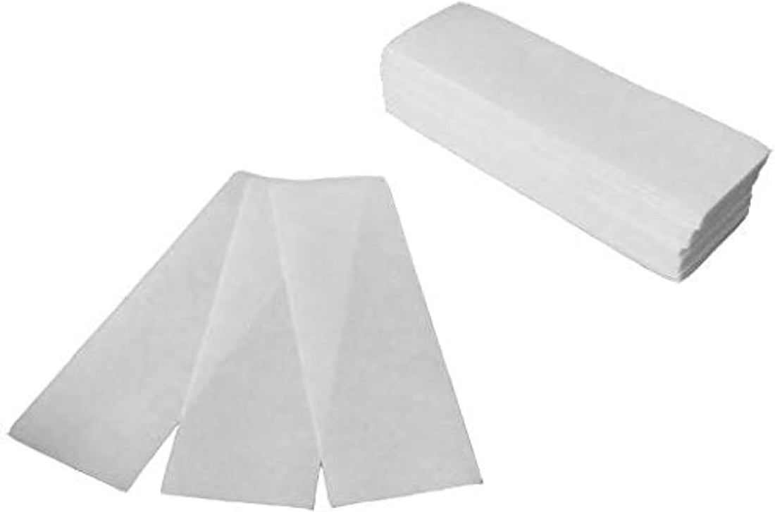 100 Hair Removal Depilatory Wax Strip Nonwoven Epilator Paper Waxing