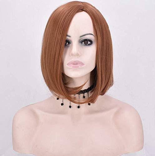Short Straight Hair Synthetic Bob Wig Heat Resistant for Women