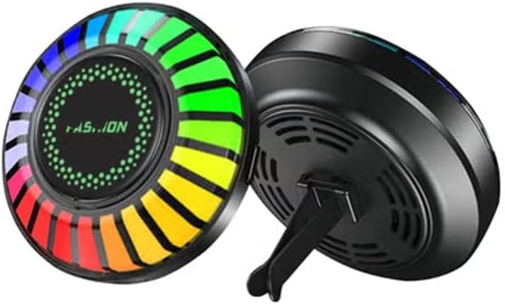 Rana Store - RGB Color Adjustable LED Dial with Aroma Diffuser and Car Air Freshener (Phone Control, Model F2)