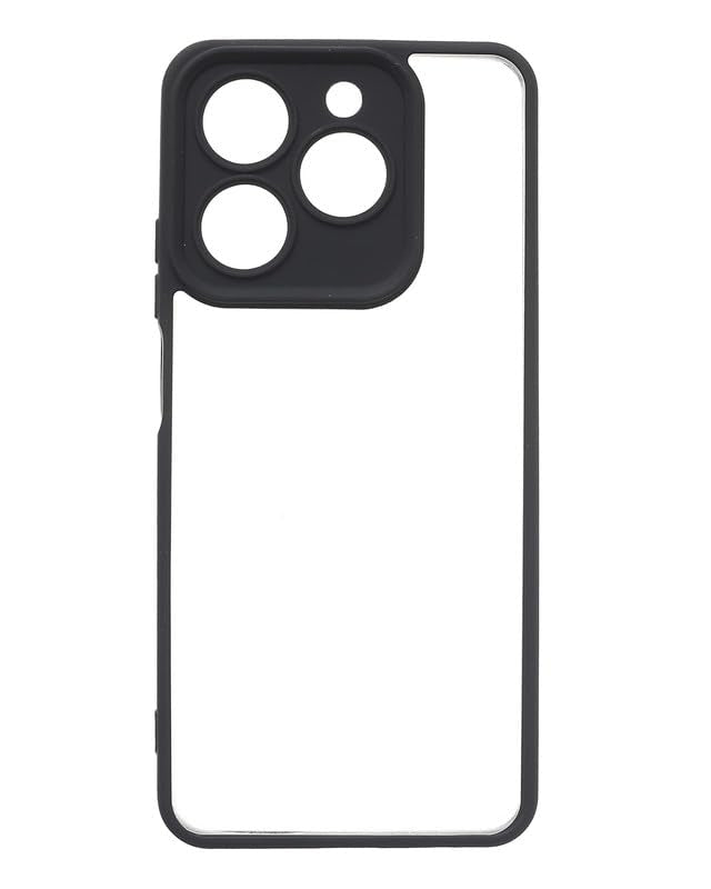 Plastic Back Cover For Realme C63 / C61, Black new-9-37328863
