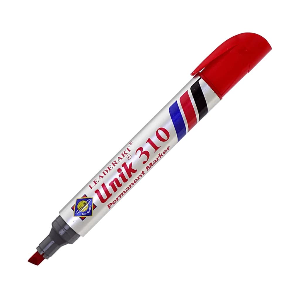 unik 310 permanent marker round tip red