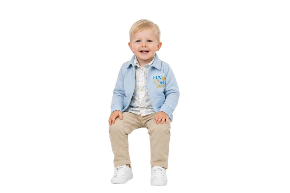 My BaBy Graphic 3-Piece Outfit Set for Boys - Multicolor