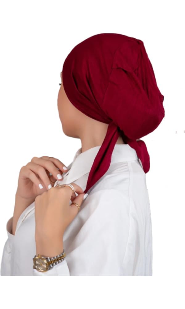 Head Wrap Bandana with Full Coverage, Large Size for Women, Adjustable Tie Back