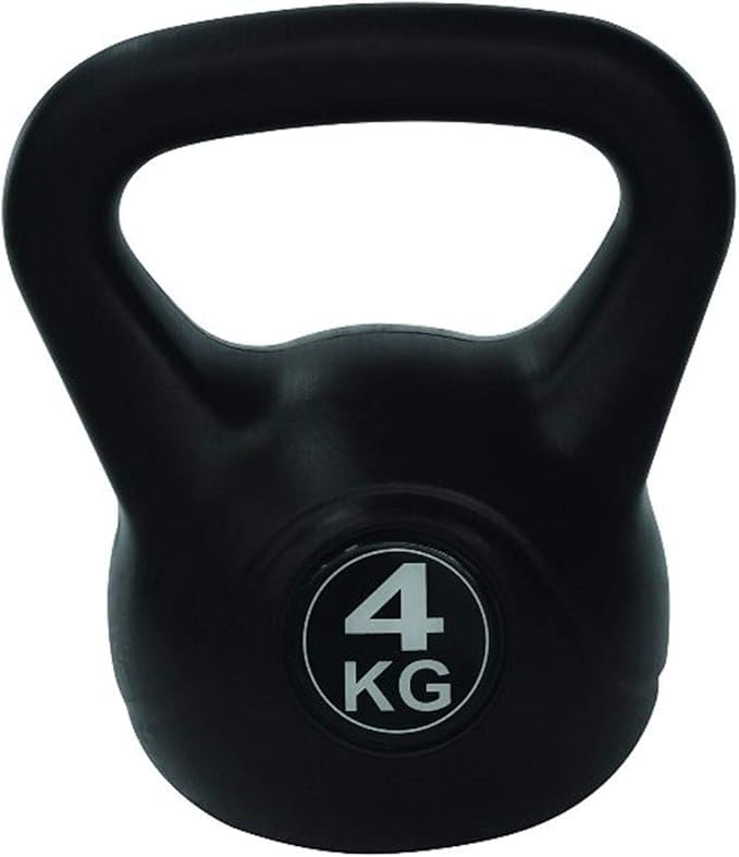Unisex's PE Kettlebell, Black, 4 kg